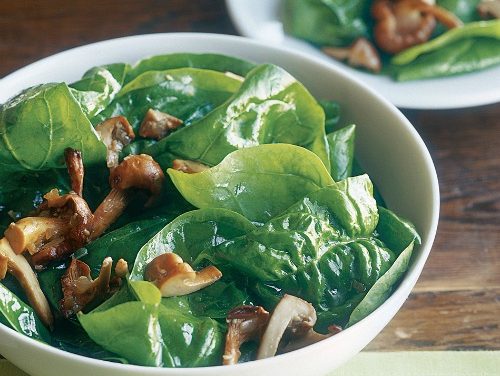 Warm Spinach Salad