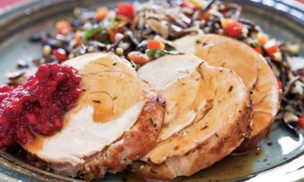 Turkey Breast With Cranberry-Ginger Relish